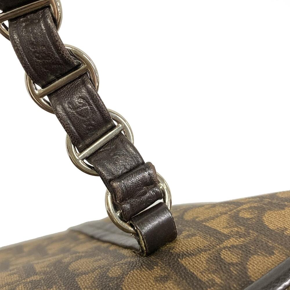 Christian Dior DIOR/ChristianDior Romantic/Trotter Tote Bag Dark Brown Brown - Picture 10 of 16